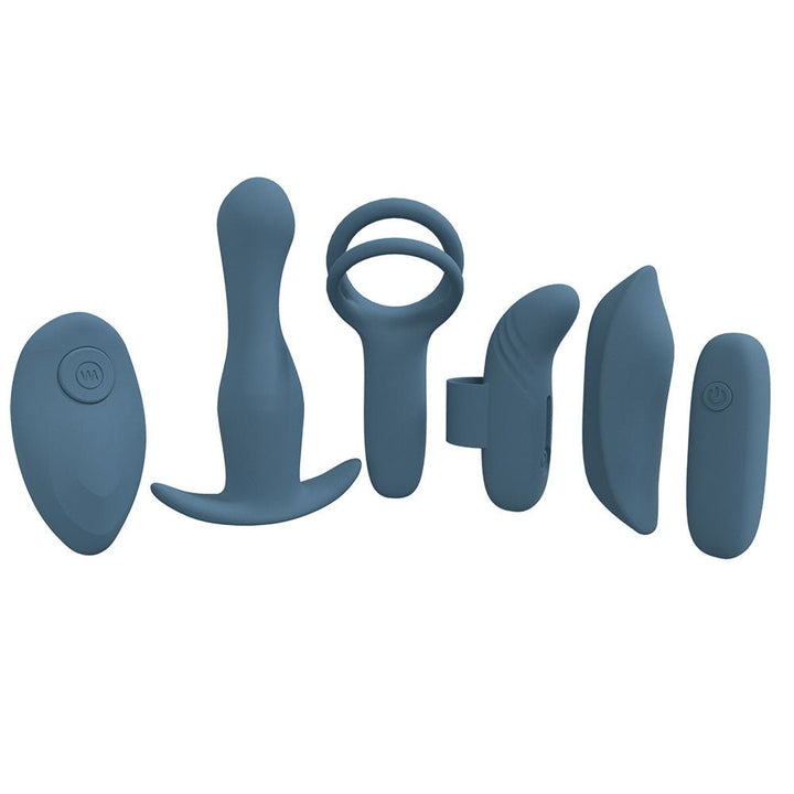 Loveline Supreme Weekend Kit - Blue - 5 Piece Set