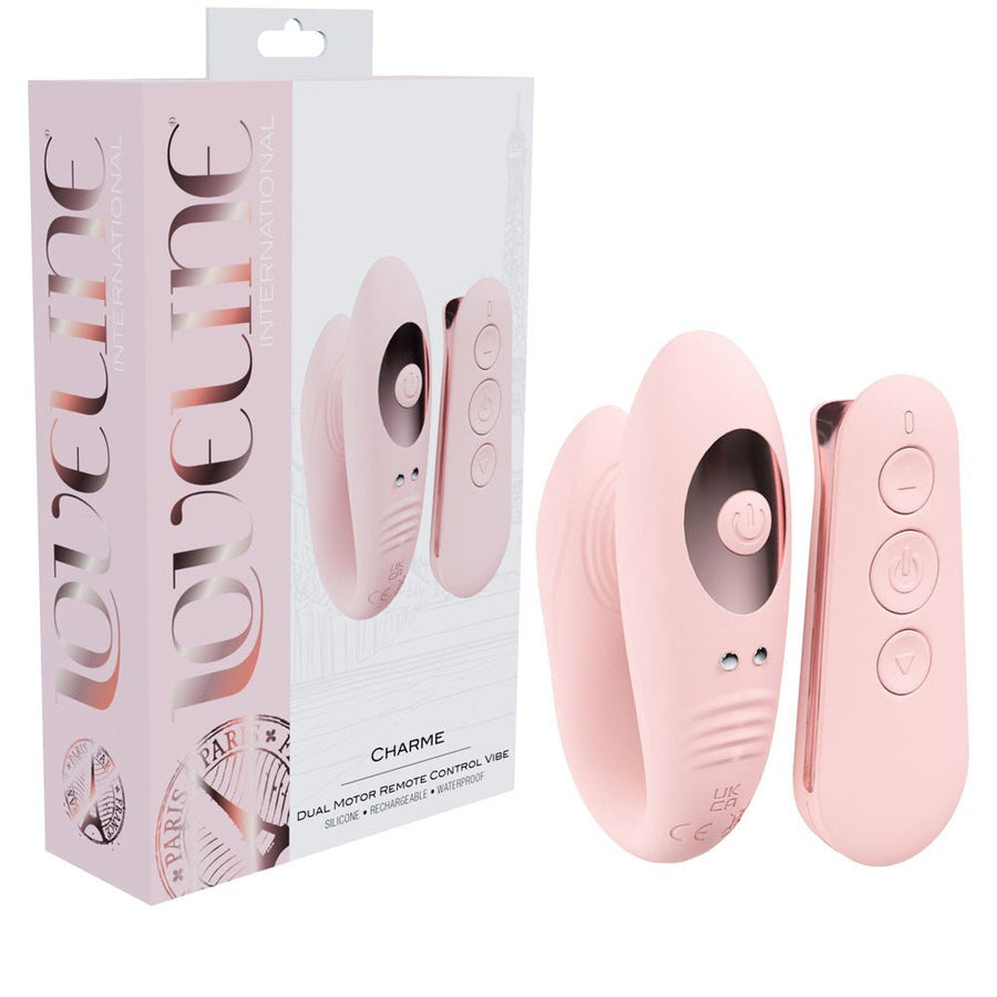 Loveline Charme Dual Motor G-Spot Vibrator with Wireless Remote - Pink