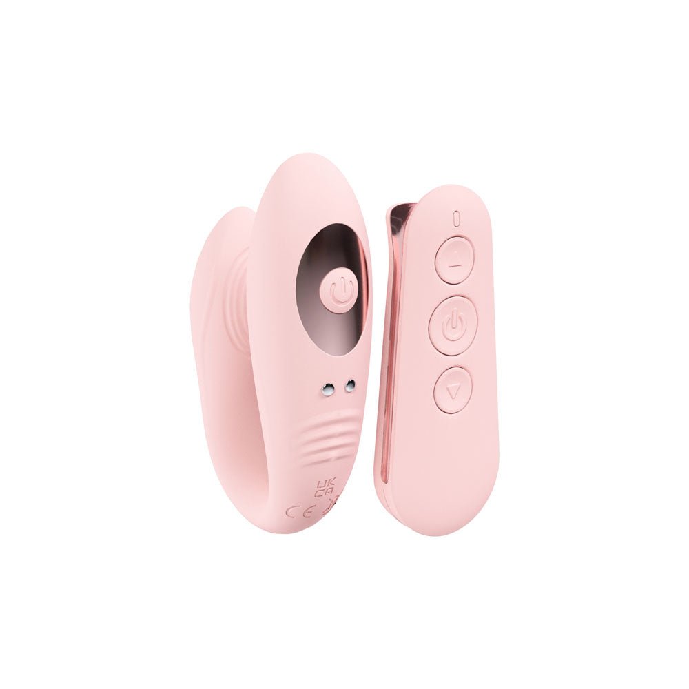 Loveline Charme Dual Motor G-Spot Vibrator with Wireless Remote - Pink