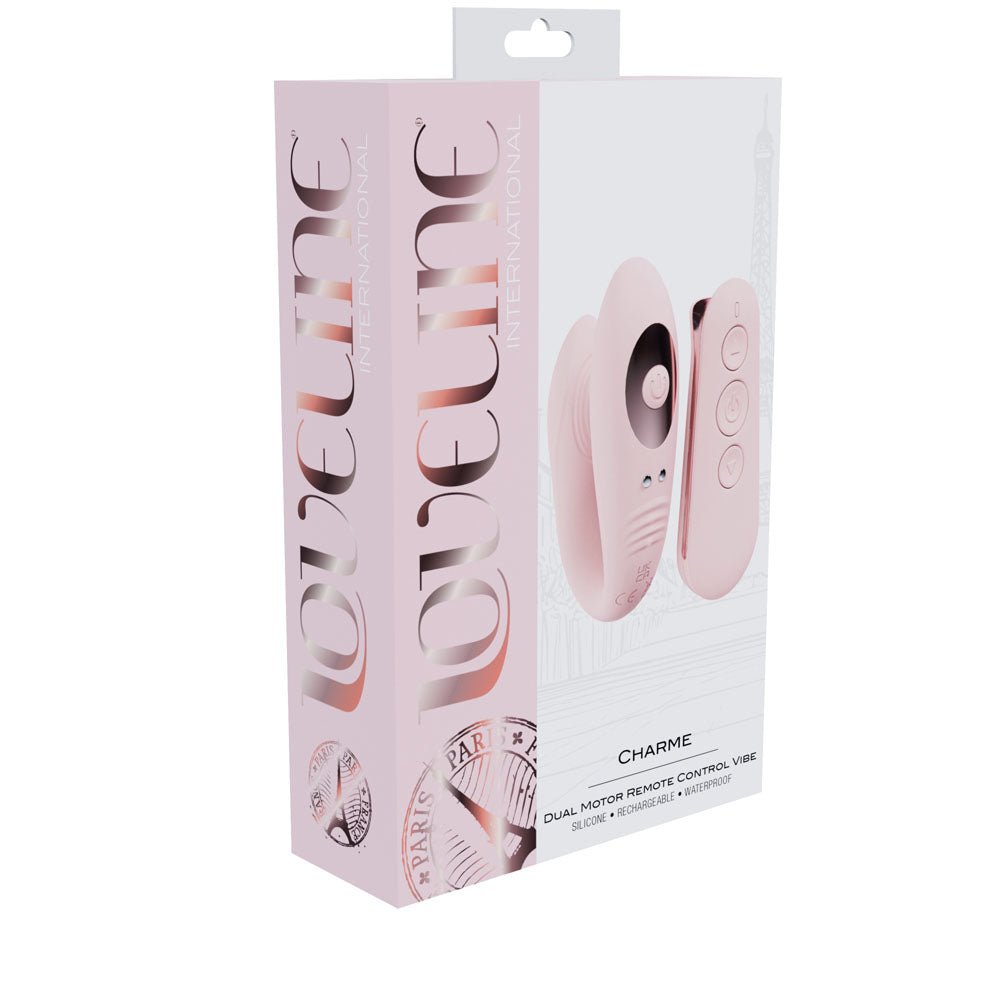Loveline Charme Dual Motor G-Spot Vibrator with Wireless Remote - Pink