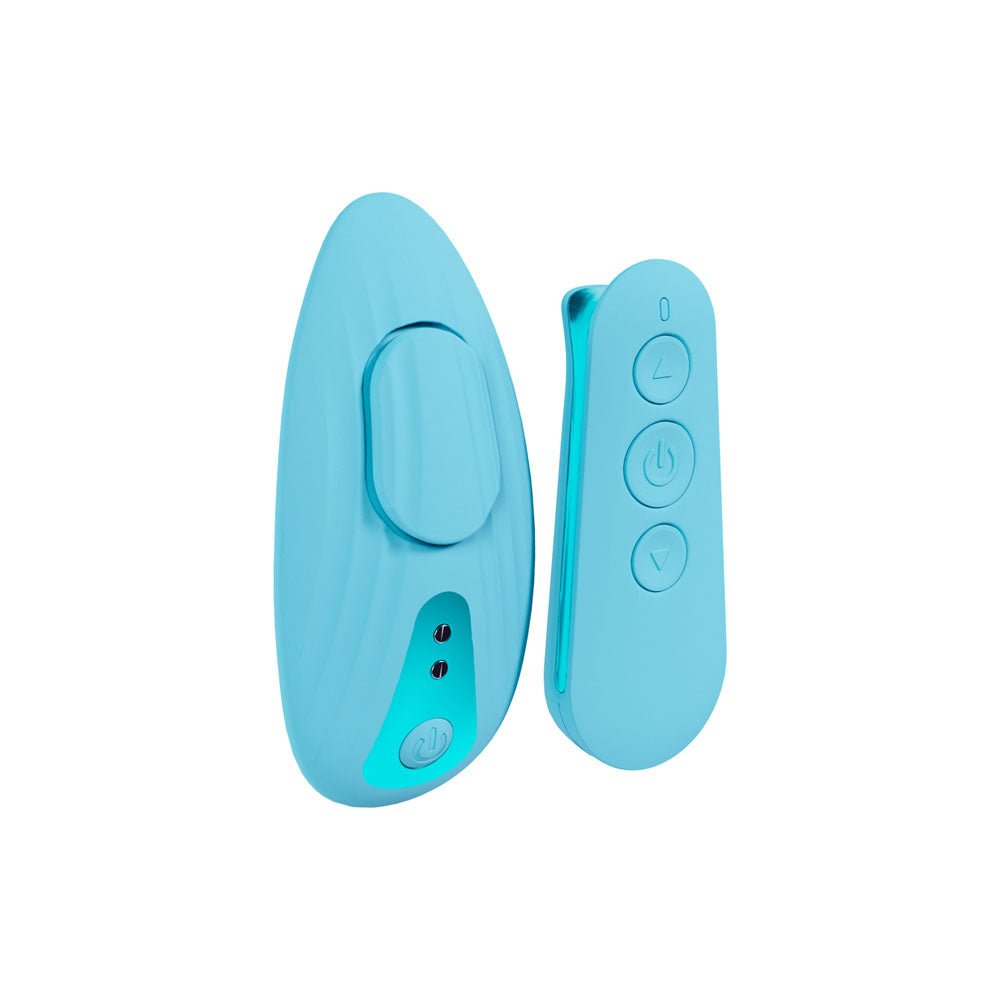 Loveline Celeste Panty Vibrator with Wireless Remote- Blue
