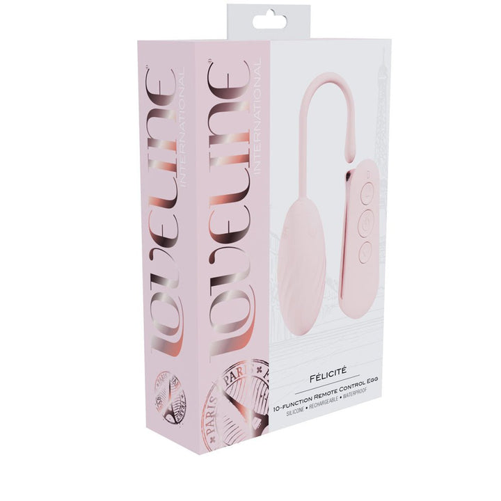 Loveline Felicite - Vibrating Egg with Wireless Remote - Pink