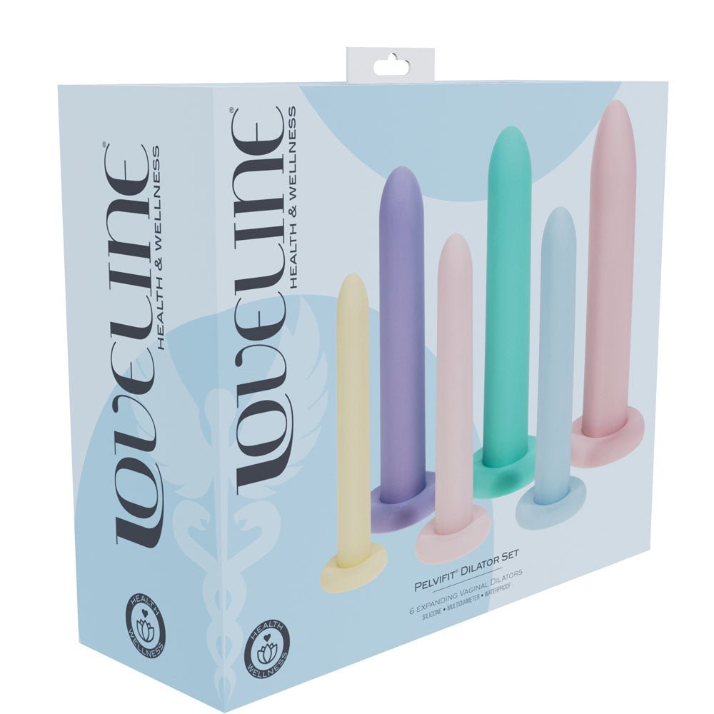 Loveline PelviFit Expanding Vaginal Dilator - Multicoloured - Set of 6 Sizes