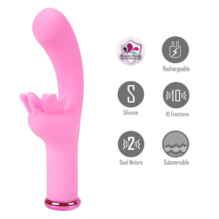 Maia Myla Butterfly Vibrator - Pink