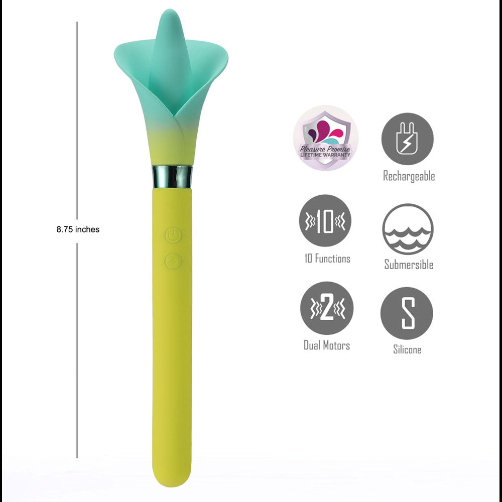 Maia Vala Flower Vibrator - Yellow