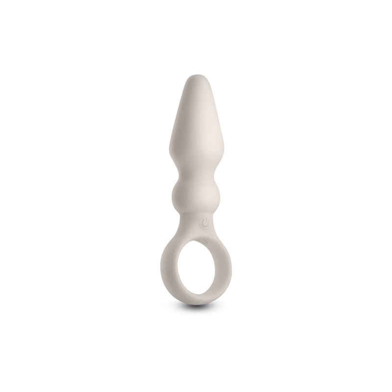 Lust-n-Dreams - Bossa Fog White Vibrating Butt Plug
