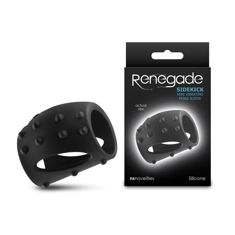 Renegade Sidekick Vibrating Penis Cage - Black