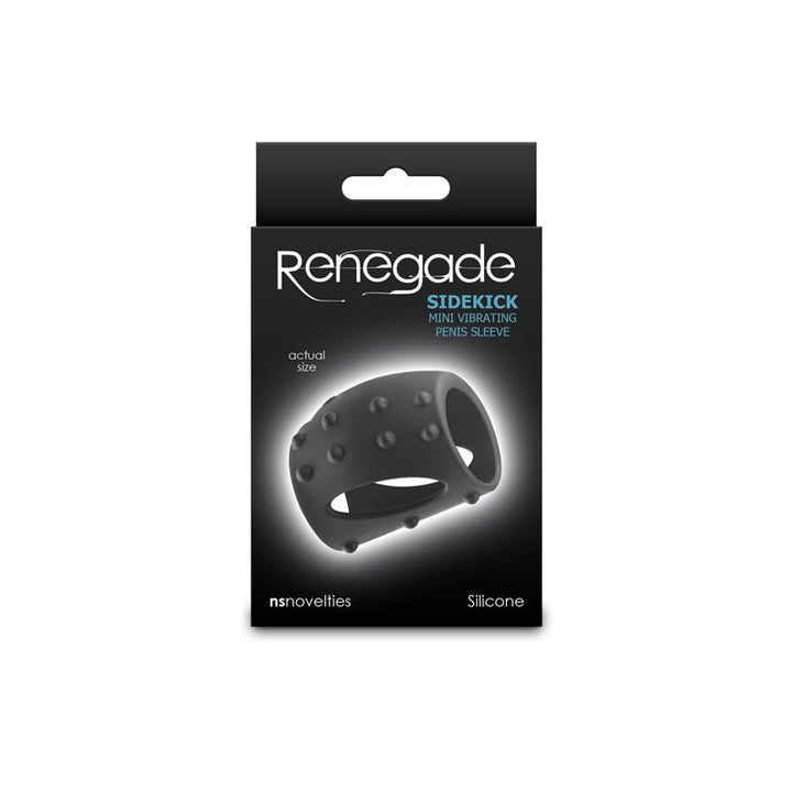 Renegade Sidekick Vibrating Penis Cage - Black