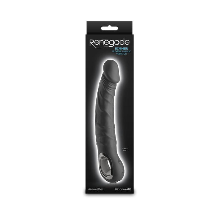 Renegade Rimmer Dong Vibrator - Black