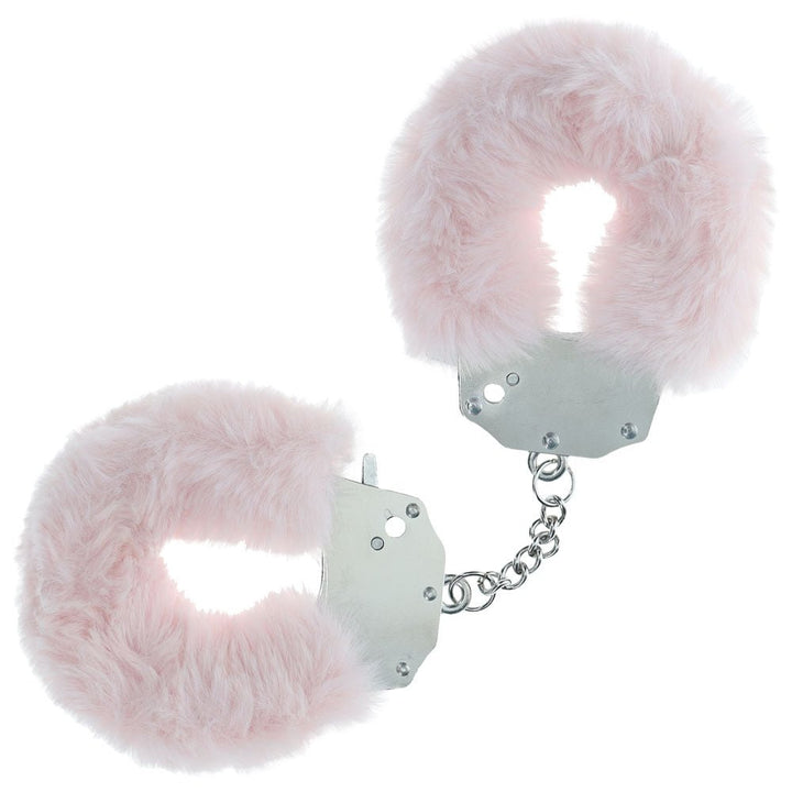 Ouch! Heavy-Duty Fluffy Cuffs - Powder Pink