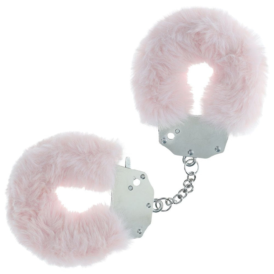Ouch! Heavy-Duty Fluffy Cuffs - Powder Pink