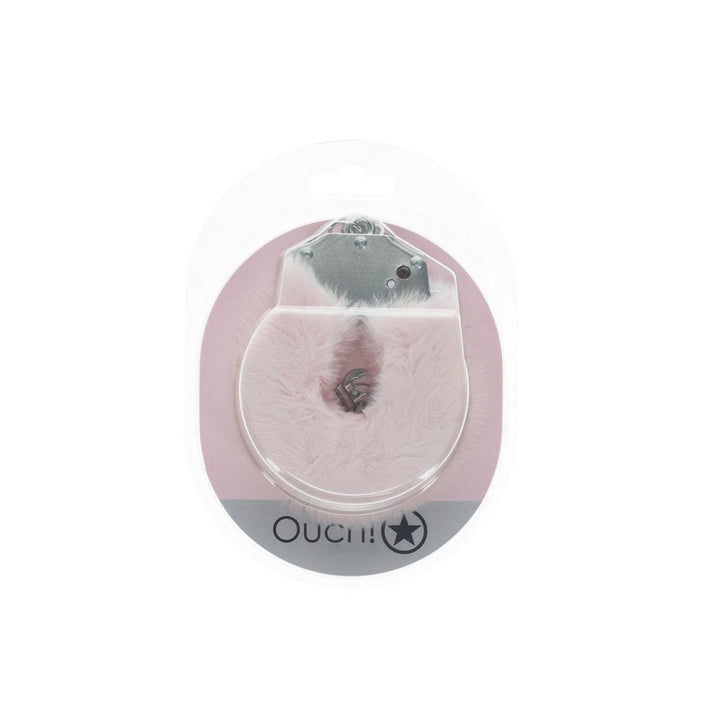Ouch! Heavy-Duty Fluffy Cuffs - Powder Pink