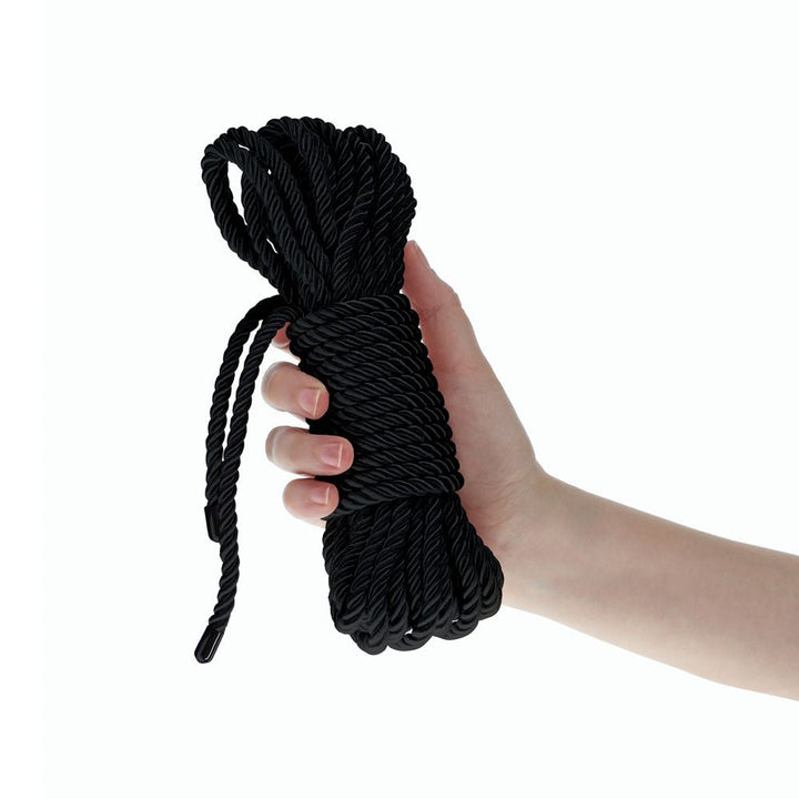 Ouch! Black Bondage Rope - 10 Mtrs