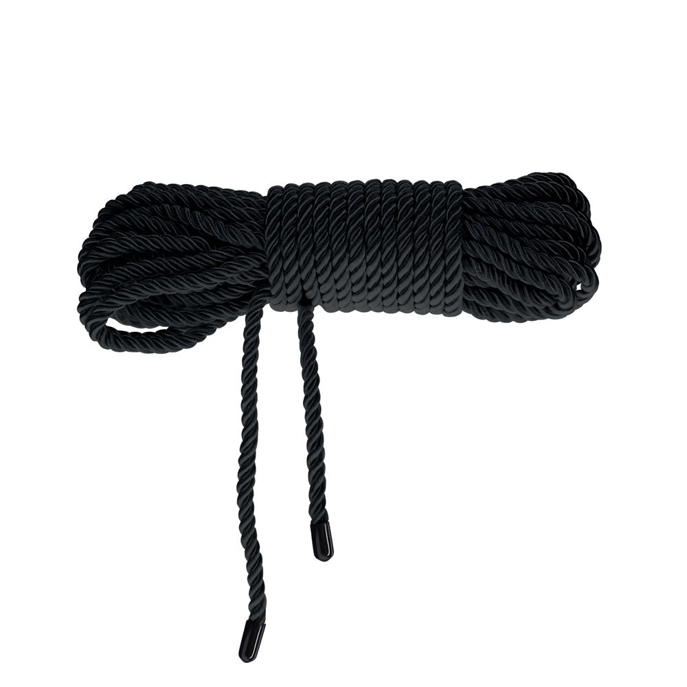 Ouch! Black Bondage Rope - 10 Mtrs