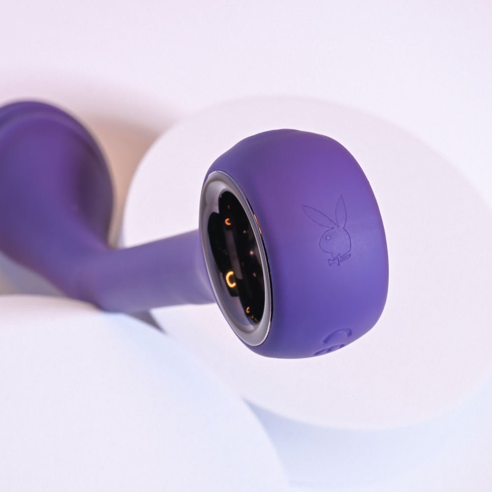 Playboy Pleasure Spot On Poseable G-Spot Vibrator - Purple