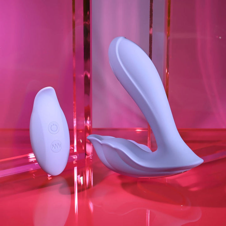 Playboy Pleasure Lilac Fantasy Tappy Vibrator with Remote