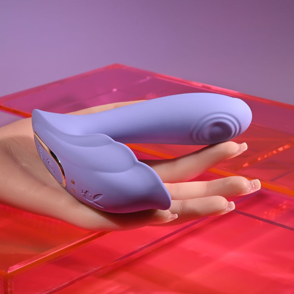 Playboy Pleasure Lilac Fantasy Tappy Vibrator with Remote