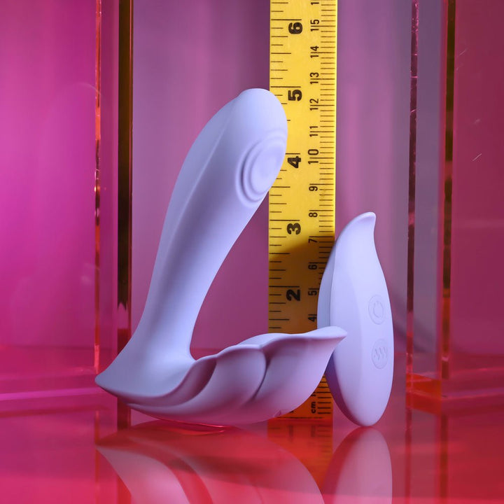 Playboy Pleasure Lilac Fantasy Tappy Vibrator with Remote