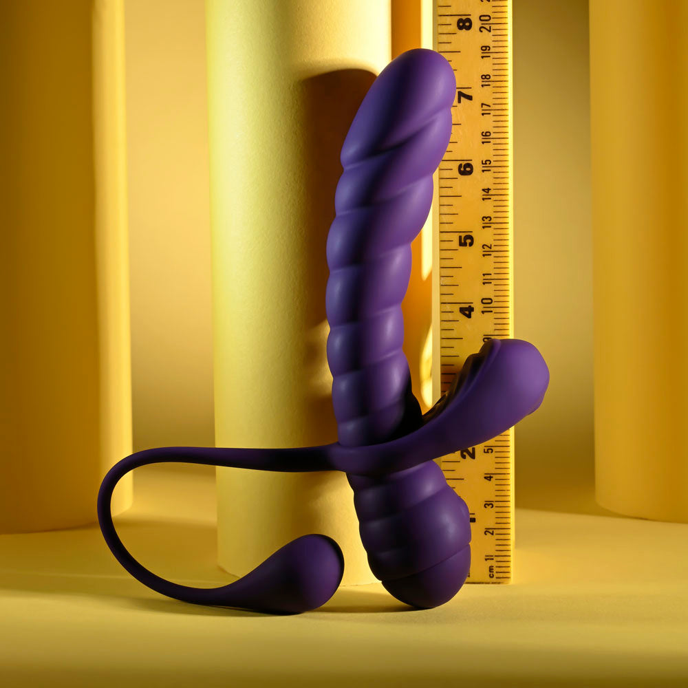 Playboy Pleasure Twisted Playground Vibrator and Cock Ring Kit