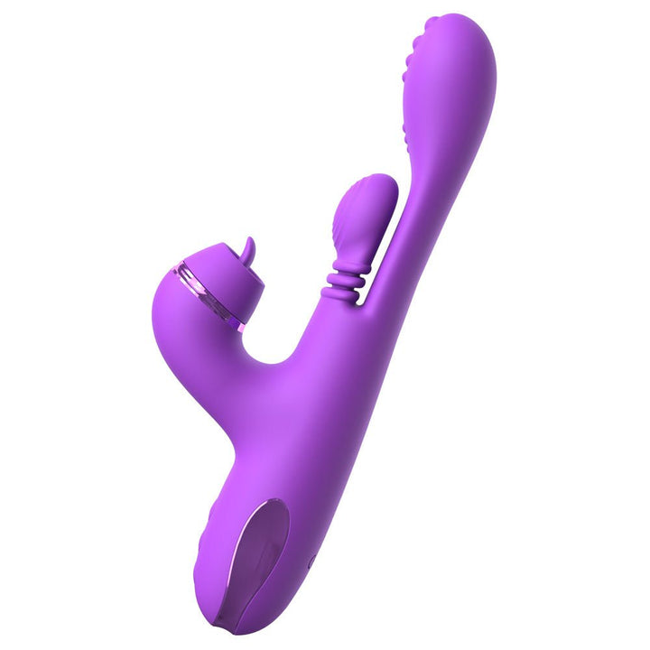 Fantasy For Her IntiMotion Pulse Pro - Swirling & Flicking Rabbit Vibrator - Purple