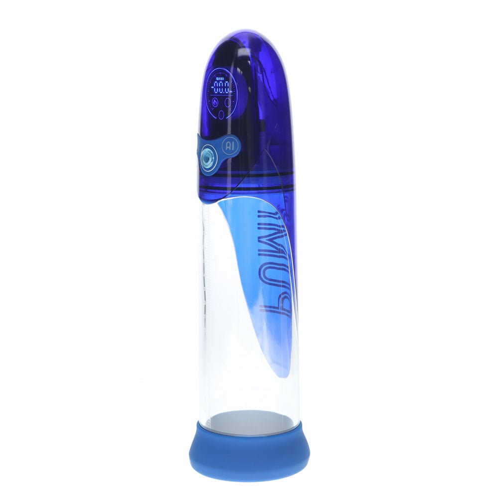 Pumped Aqua-Pro AI-Enabled Submersible Auto Penis Pump - Blue
