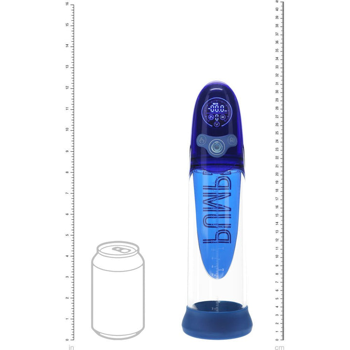 Pumped Aqua-Pro AI-Enabled Submersible Auto Penis Pump - Blue