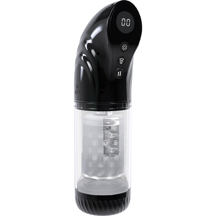 Pumped Strokemate - Sucking Rotating Thrusting Auto Masturbator - Black