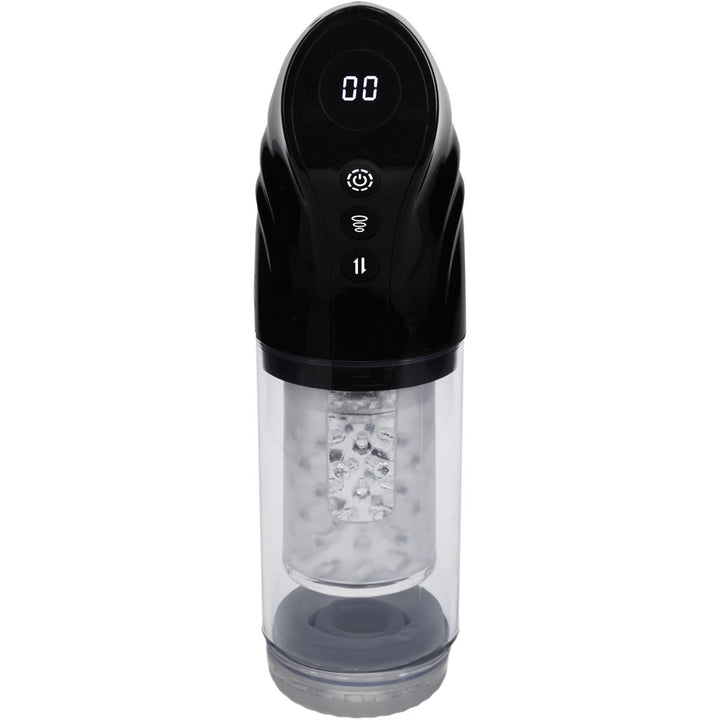 Pumped Strokemate - Sucking Rotating Thrusting Auto Masturbator - Black