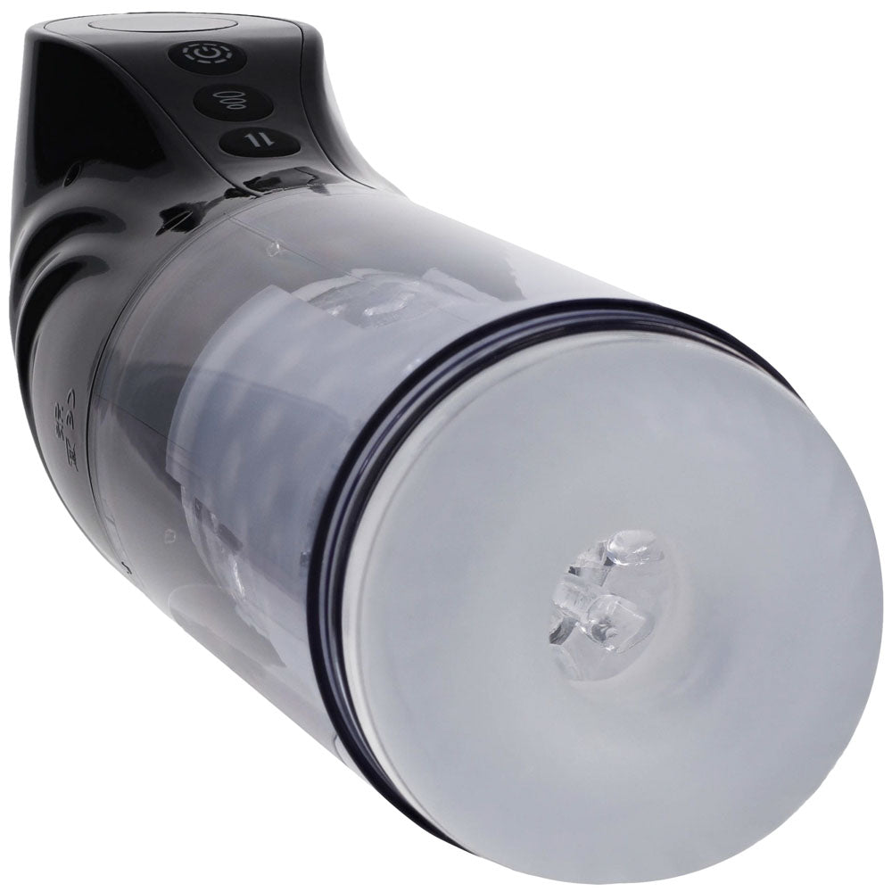 Pumped Strokemate - Sucking Rotating Thrusting Auto Masturbator - Black