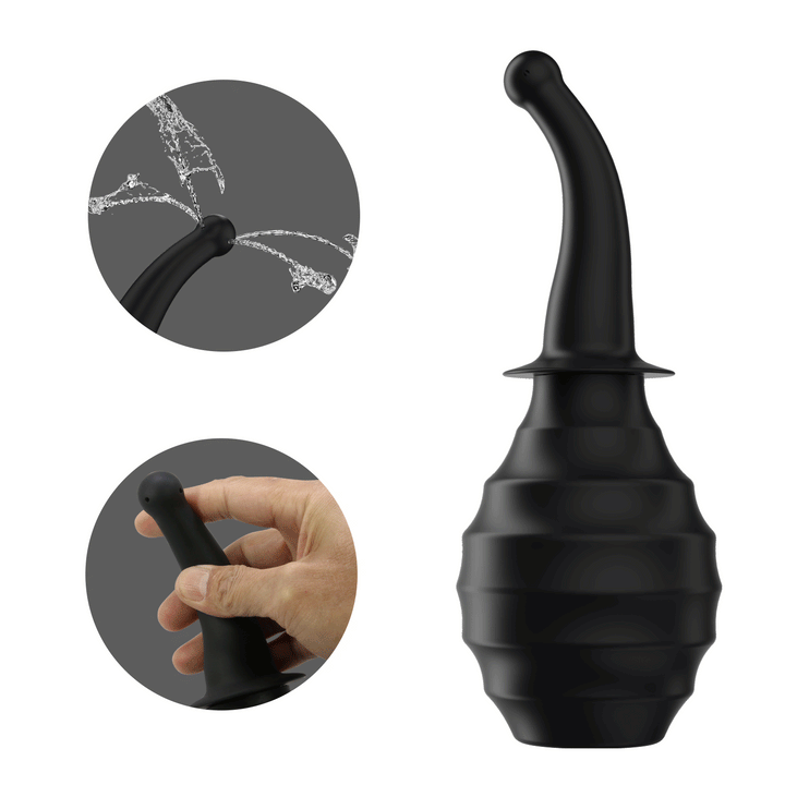 Mr Play Anal Douche M6 - Black - 330ml Capacity