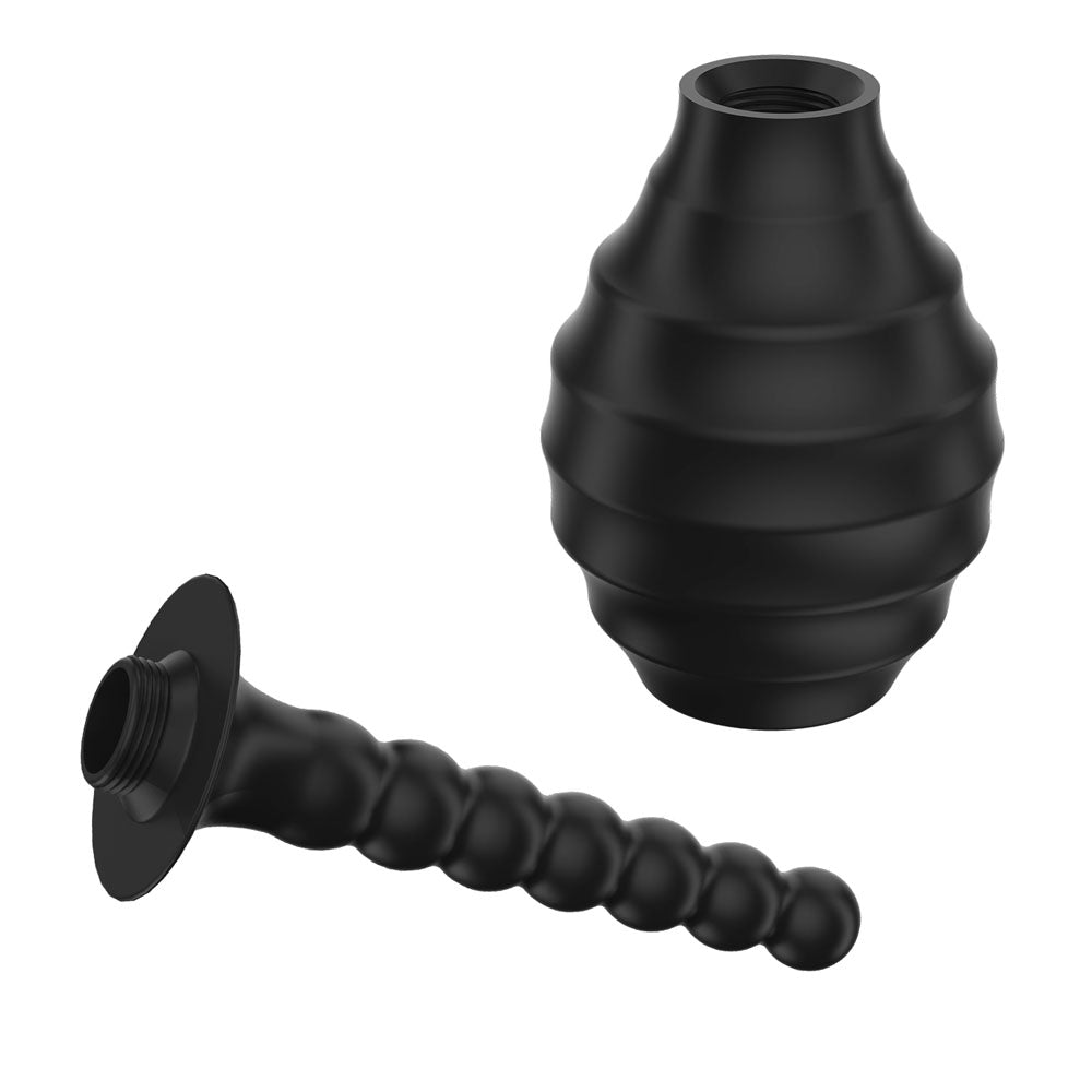 Mr Play Anal Douche M7 - Black  - 330ml Capacity