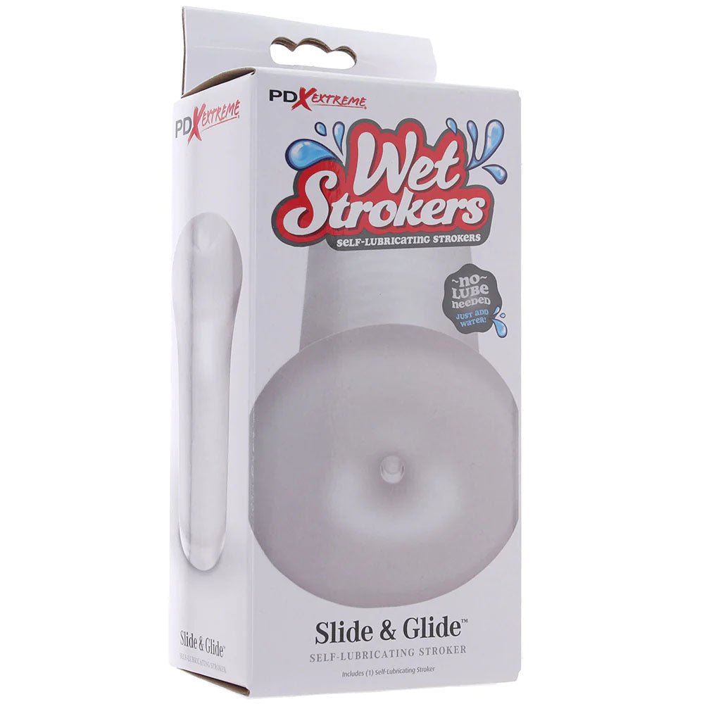 PDX Extreme Wet Stroker - Slide & Glide - Clear Sex Toys Erotica PDX Extreme Wet Stroker - Slide & Glide - Clear Sex Toys Erotica
