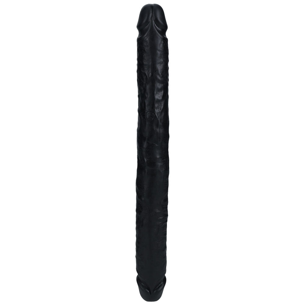 RealRock 14 Inch Slim Double Dildo - Black
