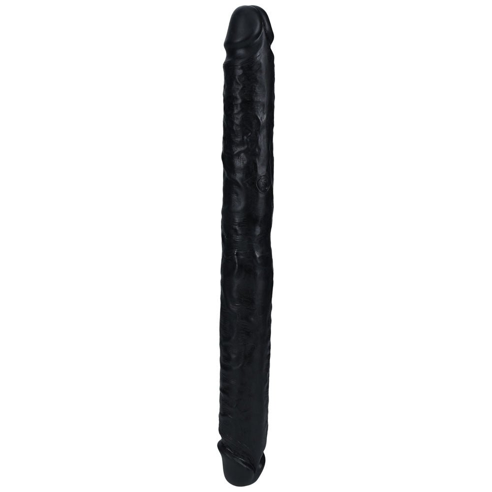 RealRock 14 Inch Slim Double Dildo - Black