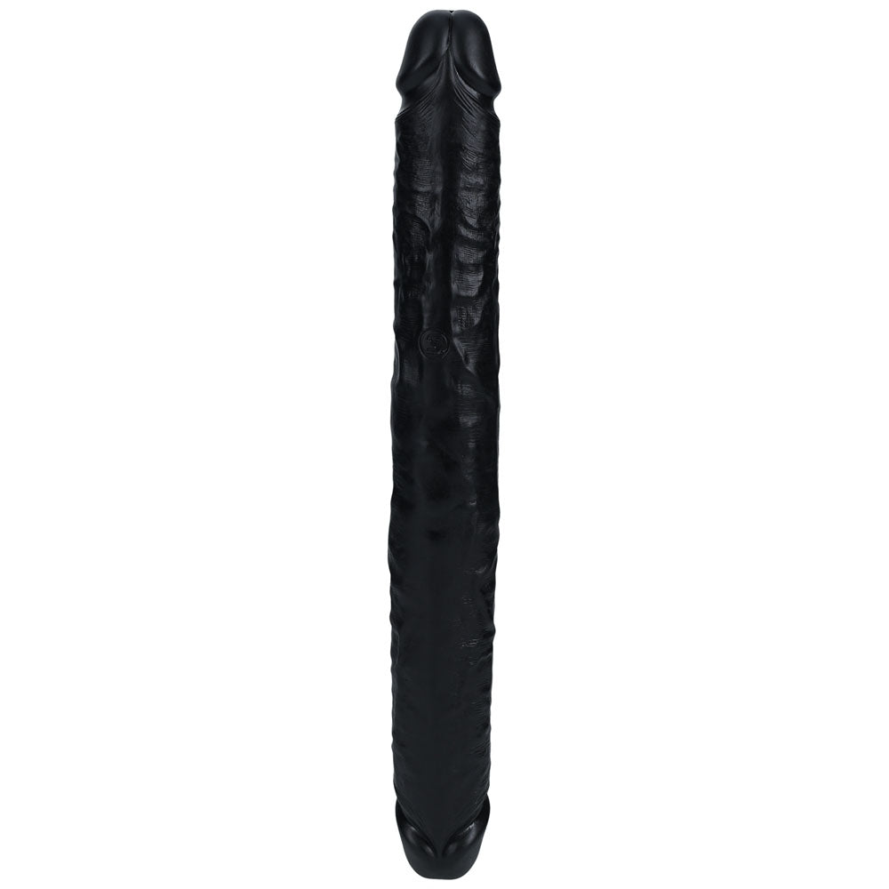 RealRock 14 Inch Thick Double Dildo - Black