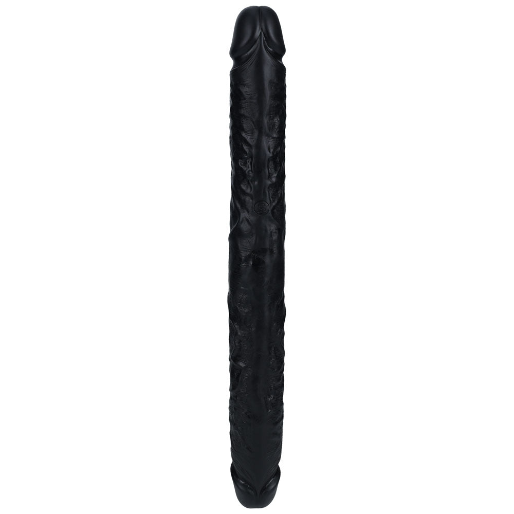 RealRock 14 Inch Thick Double Dildo - Black