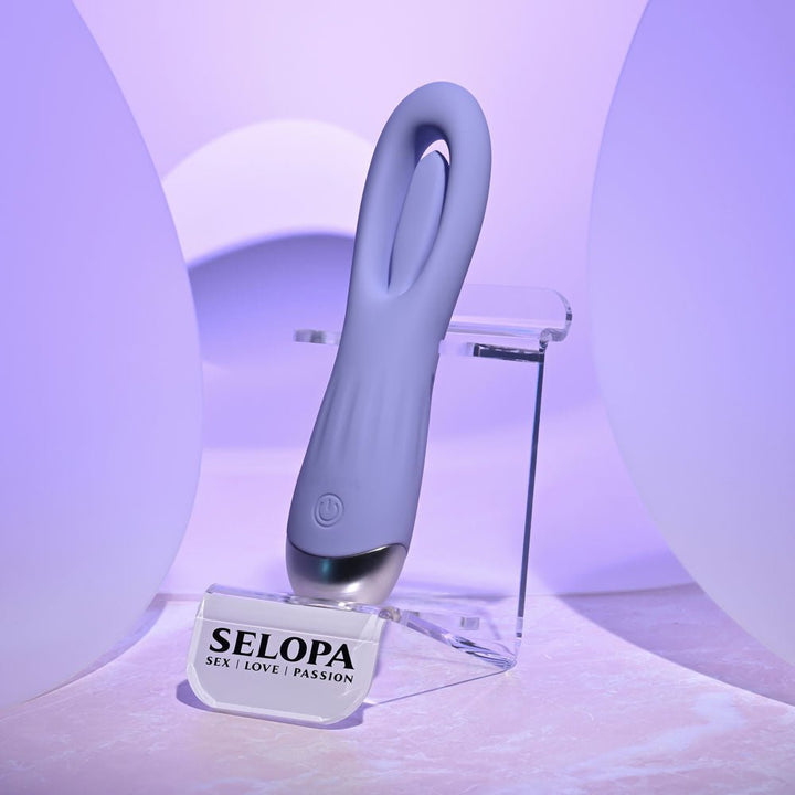 Selopa In A Flap Flicking Stimulator - Purple