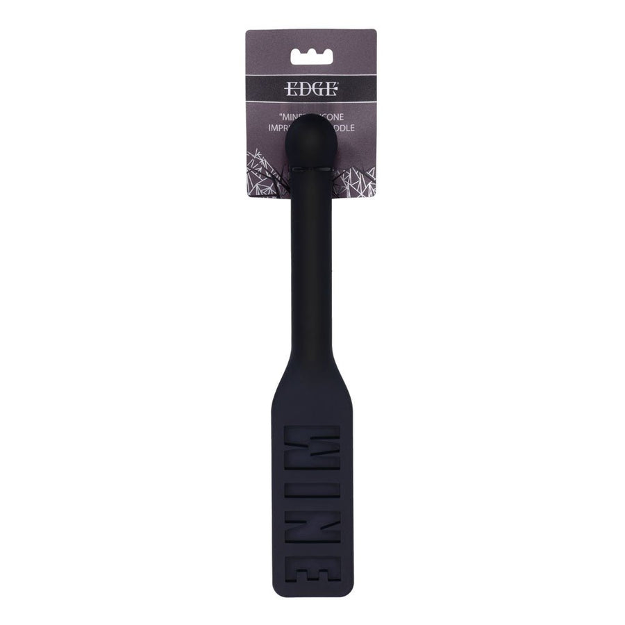 Edge Mine Silicone Spanking Paddle - Black