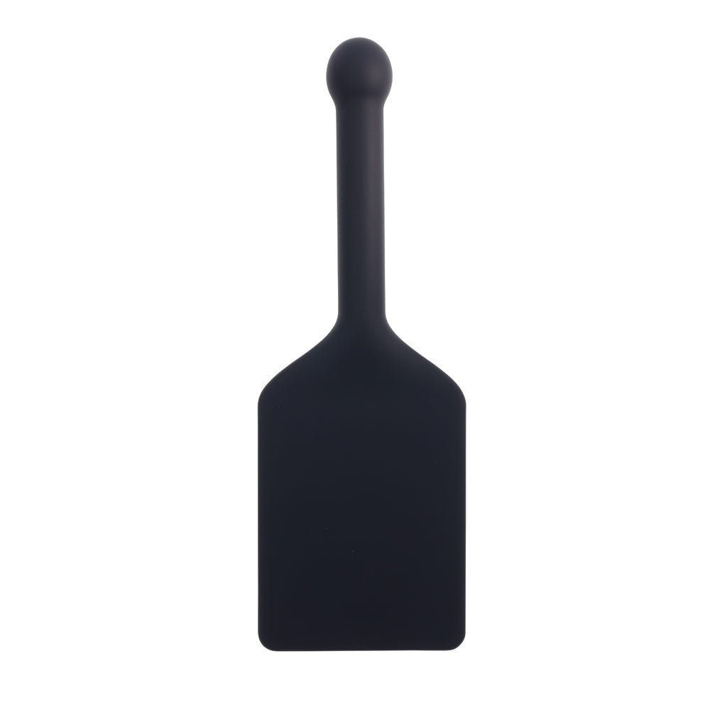 Edge Fuck Toy Silicone Spanking Paddle - Black