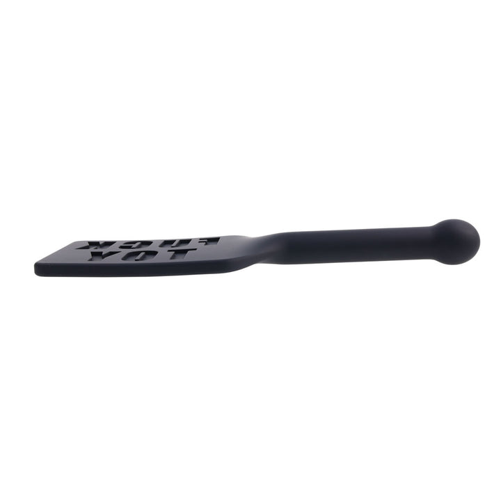 Edge Fuck Toy Silicone Spanking Paddle - Black