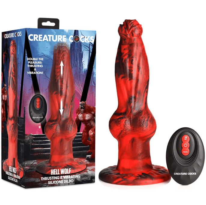 Creature Cocks Hell Wolf - Thrusting Fantasy Dildo
