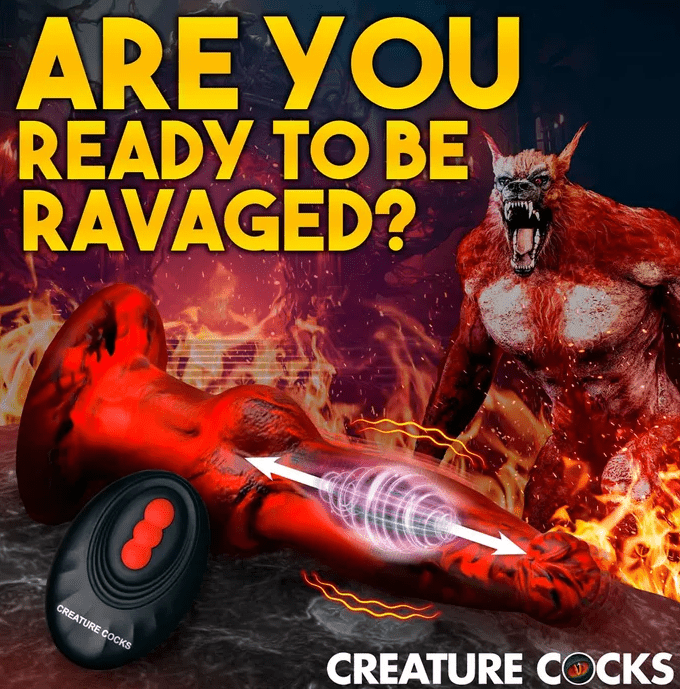 Creature Cocks Hell Wolf - Thrusting Fantasy Dildo