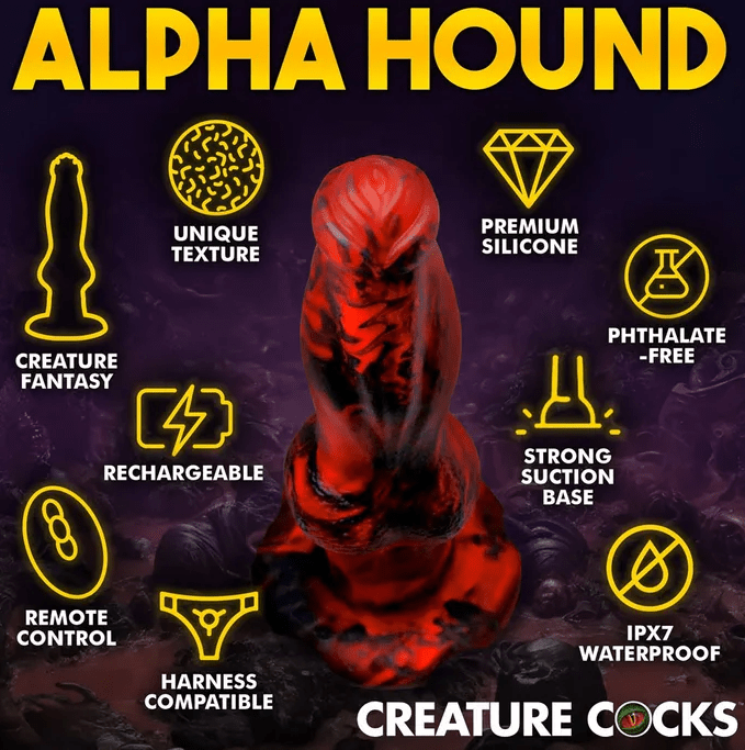 Creature Cocks Hell Wolf - Thrusting Fantasy Dildo