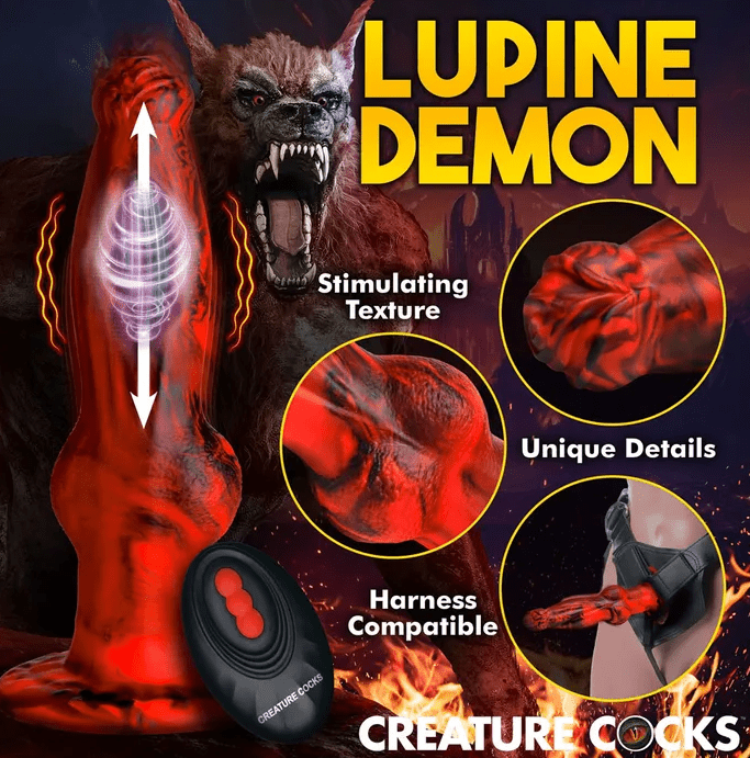 Creature Cocks Hell Wolf - Thrusting Fantasy Dildo