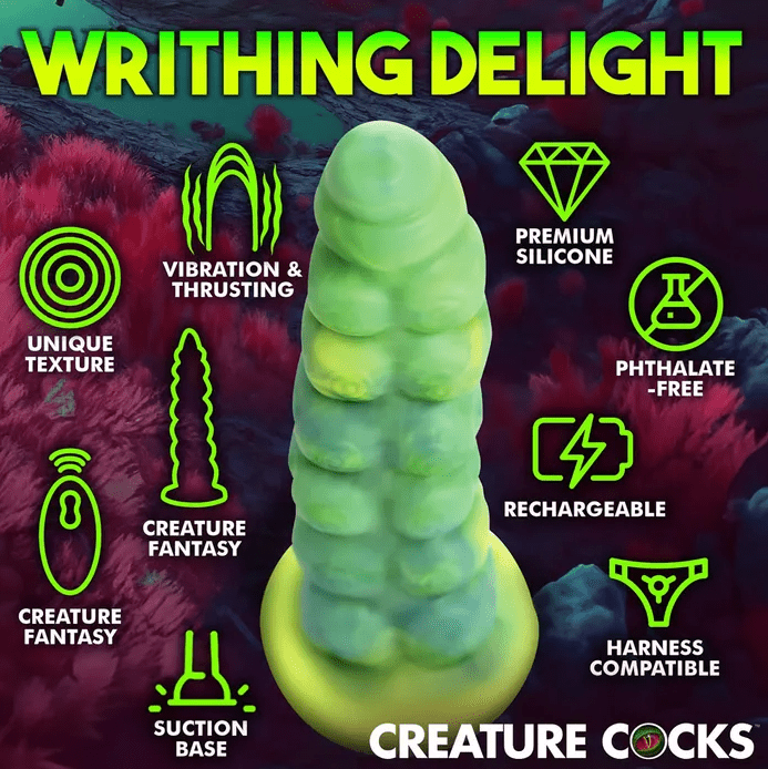 Creature Cocks Squirmer Thrusting Fantasy Dildo