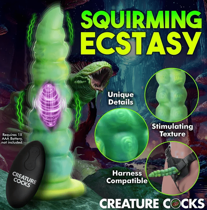 Creature Cocks Squirmer Thrusting Fantasy Dildo