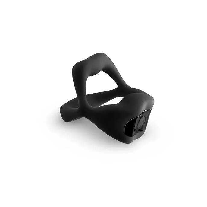 Techno - Strobe - Vibrating Cock Ring With App Control - Black