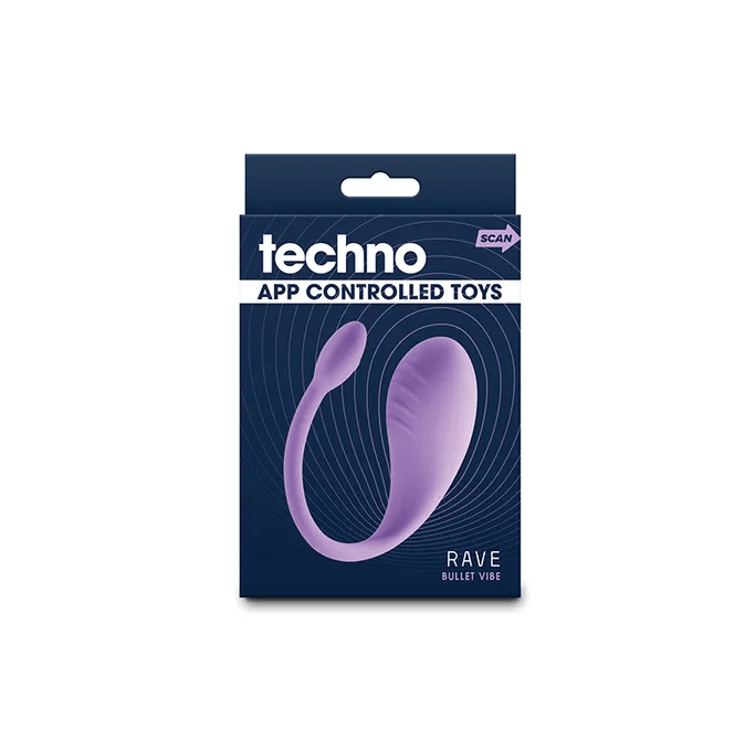 Techno - Rave - Bullet Vibrator With App Control - Purple