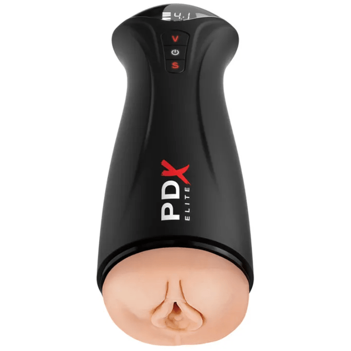 PDX Elite Fuck-Gasm - Sucking & Vibrating Auto Stroker - Flesh