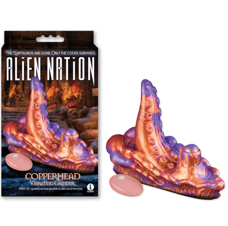 Alien Nation Copperhead - Vibrating Fantasy Grinder Pad with Remote